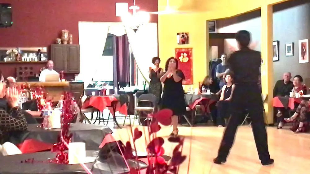 Video thumbnail for Eddy Hernandez & Graciela Gonzalez, dancing chacarera at Milonga El Yeite, Rockville, MD