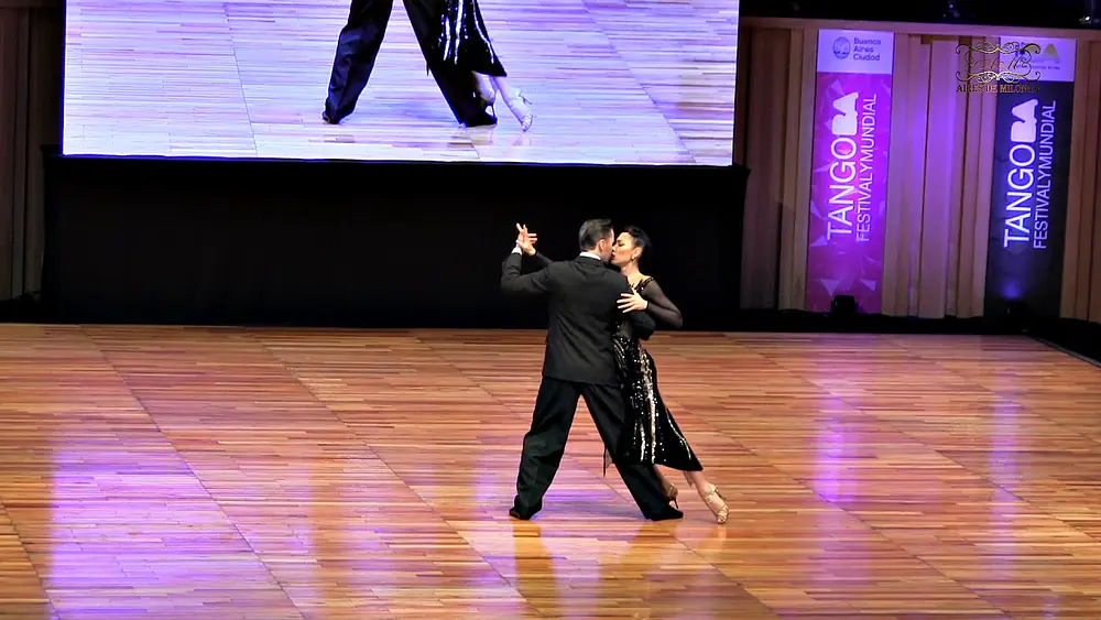 Video thumbnail for Puesto 2 semifinal escenario. Mundial de tango 2018, Dmitry Vasim Sagdiana Khamzina, Moscow