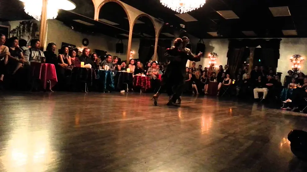 Video thumbnail for Leonardo Barrionuevo and Miriam Larici at the Grand Opening of Milonga Luna - "Historia de un Amor"