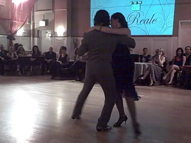 Video thumbnail for Mariana Galassi and Julio Mendez at Salon Reale, NYC 2013. Argentine Tango. Milonga.