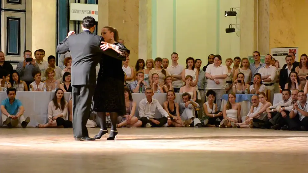 Video thumbnail for Maria and Carlos Rivarola, "La Rayuela, "White nights tango-2013