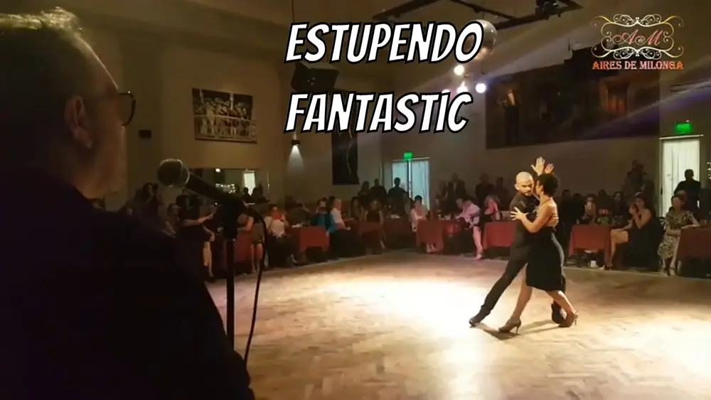 Video thumbnail for Exhibición tango argentino Rocío Lequio, Bruno, Orquesta Romantica Milonguera,  Parakultural