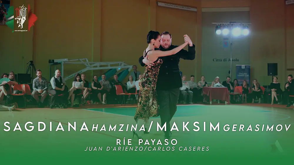 Video thumbnail for SAGDIANA SAGDIANA HAMZINA & MAKSIM GERASIMOV - RÍE PAYASO -  ITALIAN TANGO CUP 2025