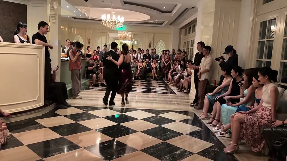 Video thumbnail for Virginia Gomez y Cristian Marquez, Guangzhou China, Aug 2023, El Paisanito (Milonga), 4/4