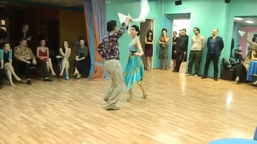 Video thumbnail for Jonatan Baez & Julia Gorin. "Zamba de amor en vuelo". Moscow 06/11/2014