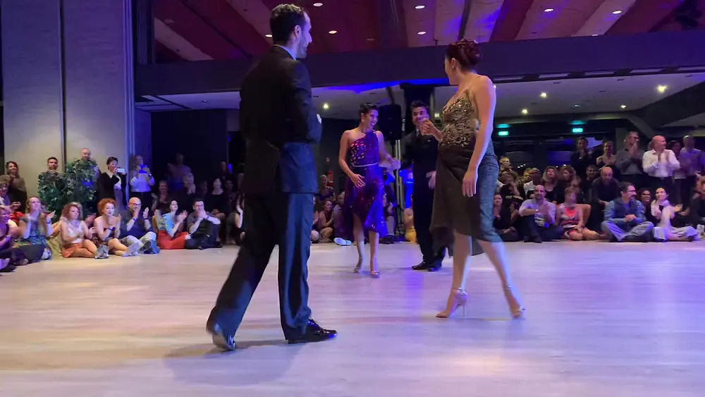 Video thumbnail for Facundo Pinero-Vanesa Villalba y Sebastian Achaval-Roxana Suarez Bari Tango Congress 2019