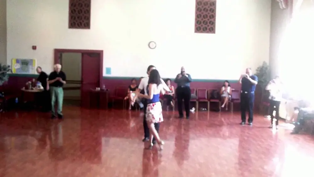 Video thumbnail for Argentine Tango Figure Slow Motion: Alejandro Zacco & Cyrena Drustine with Sacadas & Boleos 6/1/2014
