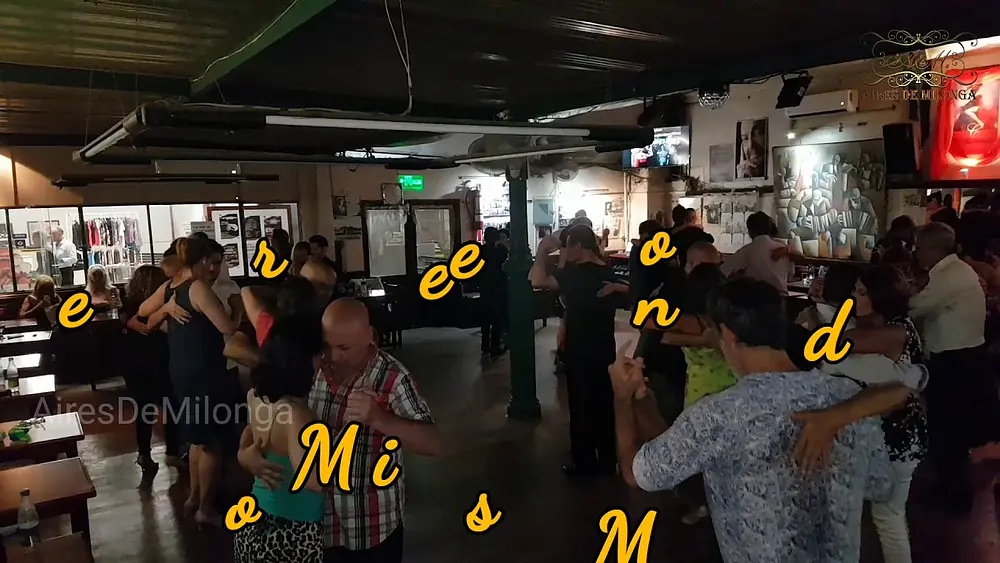 Video thumbnail for Gran martes milonguero, La Yapa milonga, tango en Montevideo, de Pepe y Mónica Solari