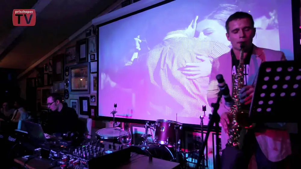 Video thumbnail for Gleb Gorbunov (keyboards) and Sergey Belousov (saxophone), Russia, Moscow, Milonga "Na Cherdake"