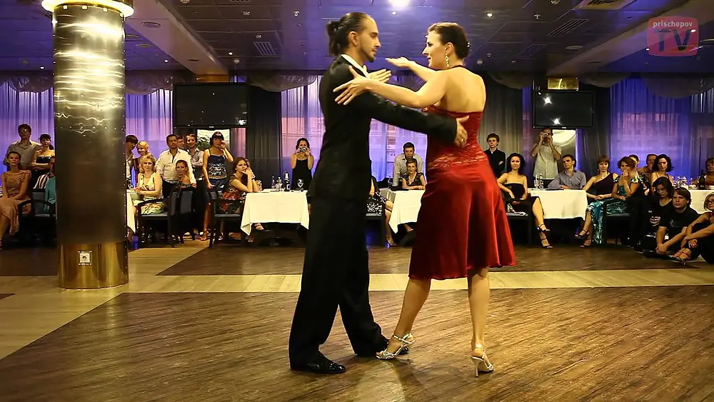 Video thumbnail for Ekaterina Nazarova - Aleksey Salienko, 2, Festival of Argentine Tango «MILONGUERO NIGHTS 2012»