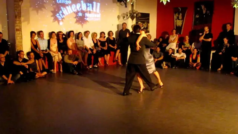 Video thumbnail for Dominic Bridge and Sigrid Van Tilbeurgh, Tango Schneeball Festival 2012, Stuttgart 1/4