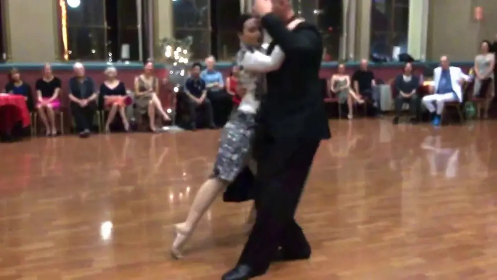 Video thumbnail for Guillermina Quiroga and Mariono Logiudice performance at Milonga Epoca 3/3