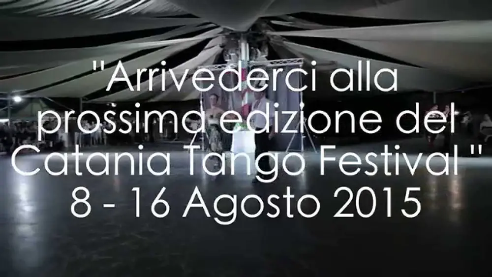 Video thumbnail for Joe Corbata e Lucila Cionci - Catania Tango Festival 2014 - Tango Suite III Show - 1 di 2