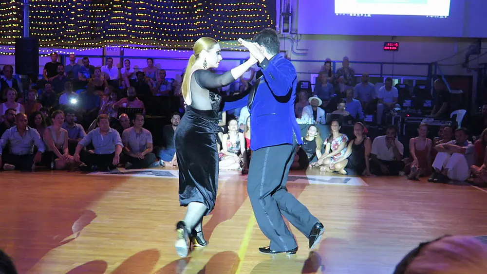 Video thumbnail for Fernando Sanchez & Ariadna Naveira at A Los Amigos Tango Festival, Rythymno, Crete 2019 6