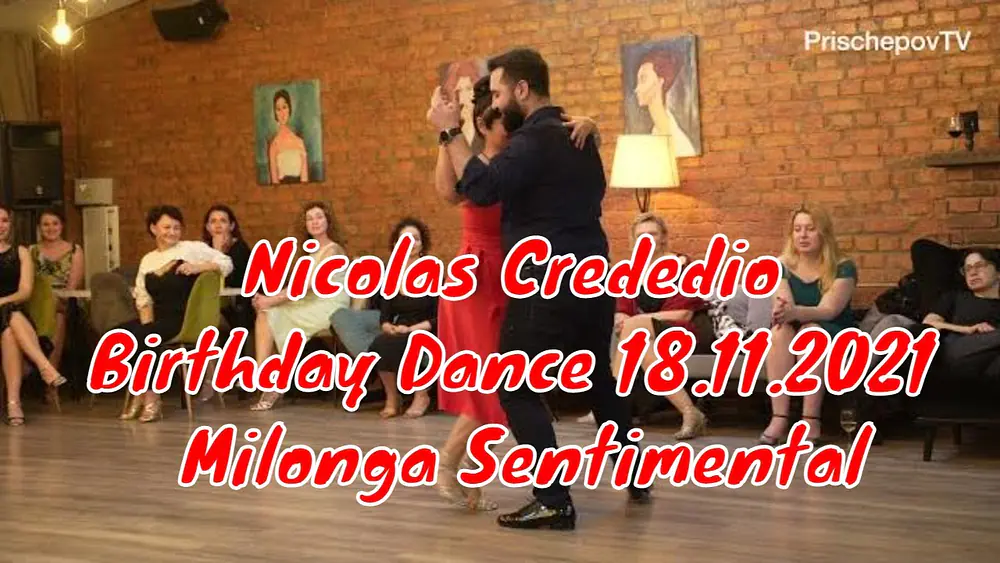 Video thumbnail for Bahía Blanca, Nicolas Crededio, Birthday Dance 18.11.2021 Milonga Sentimental