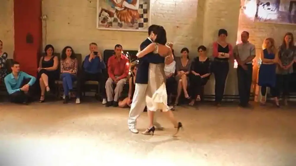 Video thumbnail for Tango: Miriam Copello y Cristian Correa, 11/05/2014, La Tangueria, Brussels 2/4