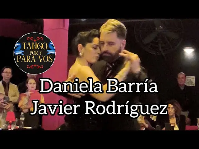 Video thumbnail for Porteño y Bailarín (Di Sarli) Daniela Barría y Javier Rodríguez. Champagne #tango de Gala 10ago25