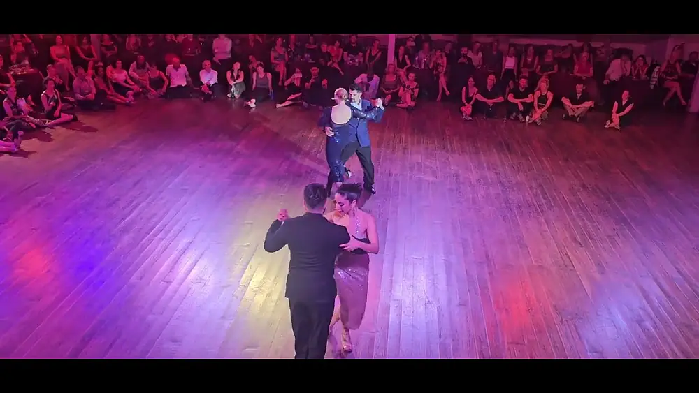 Video thumbnail for Jonathan Saavedra y Clarisa Aragon; Fernando Sanchez y Ariadna Naveira. Lisbon Tango Festival  25.