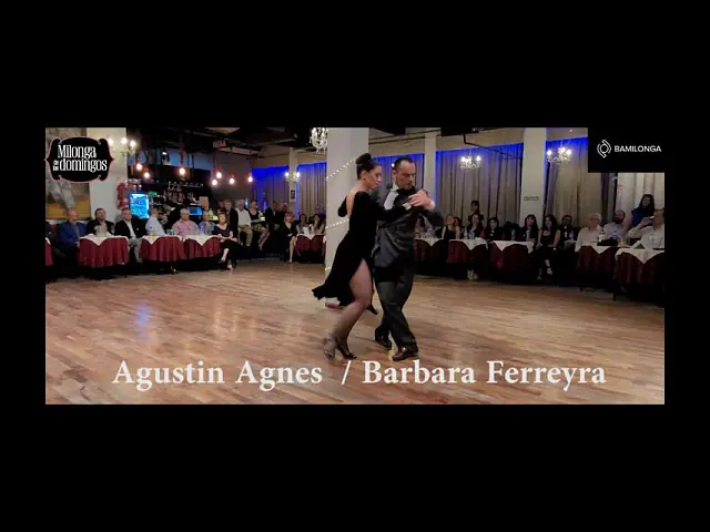 Video thumbnail for Agustín Agnez y Barbara Ferreyra - Milonga de los Domingos - 14/08/2022 2/3
