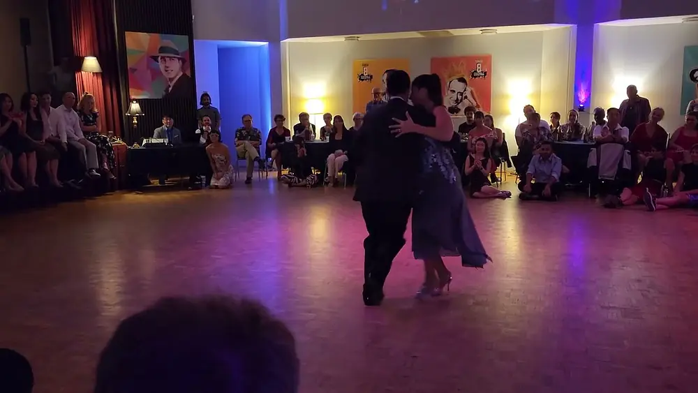 Video thumbnail for Argentine tango: "Los Totis" Virginia Gómez & Christian Márquez - Milonga del 83
