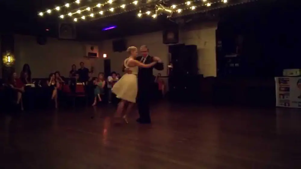 Video thumbnail for Jorge Torres & Maria Blanco perform at Tango Mio Milonga 6/24/2014 2/3