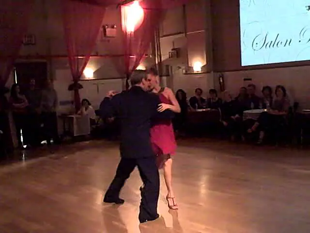Video thumbnail for Jorge Torres and Maria Blanco at Salon Reale, NYC 2013 - weekly milonga - argentine tango