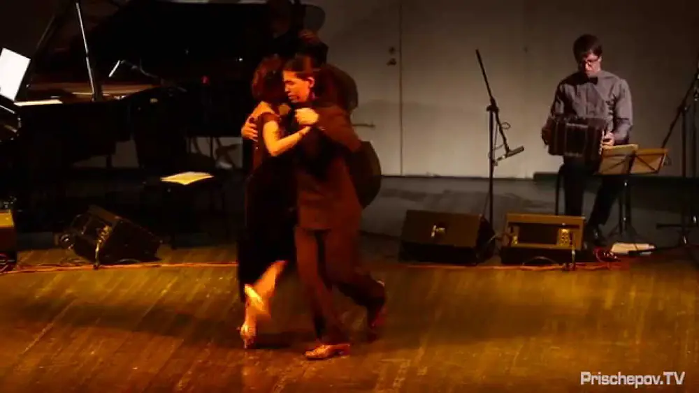 Video thumbnail for Lyudmila Shumaeva and Timofey Borisov,  Tango Orchestra Pasional, Prischepov TV - Tango Channel