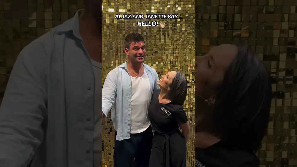 Video thumbnail of Come and learn the Cha cha with Strictly Pro Aljaz Skorjanec and Janette Manrara
