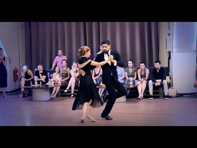 Video thumbnail for Sebastian Jimenez Joana Gomes dancing Yunta de Oro in Kyiv Art Prichal Gallery July 2021