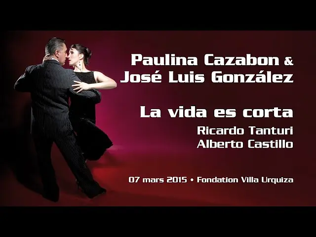 Video thumbnail for Paulina Cazabon & José Luis González - La vida es corta - Mars 2015