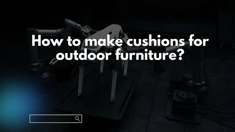 Video thumbnail of How to make cushions for outdoor furniture?