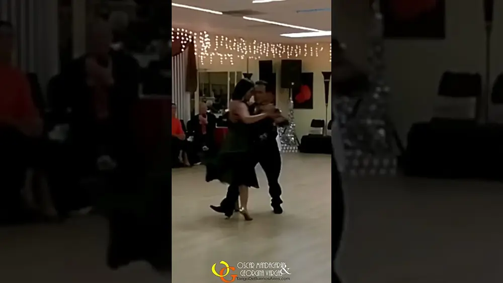 Video thumbnail for #milonga Georgina Vargas Oscar Mandagaran #tango  #tangodebuenosaires