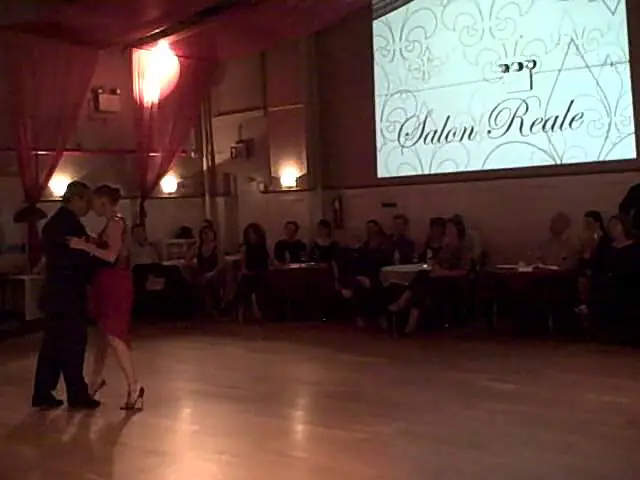 Video thumbnail for Jorge Torres and Maria Blanco at Salon Reale, NYC 2013 - weekly milonga - Argentine Tango
