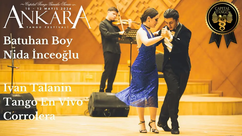 Video thumbnail for Batuhan Boy & Nida İnceoğlu /Ankara Tango Festival Ivan Talanin & Tango En Vivo Concert /CSO ADA