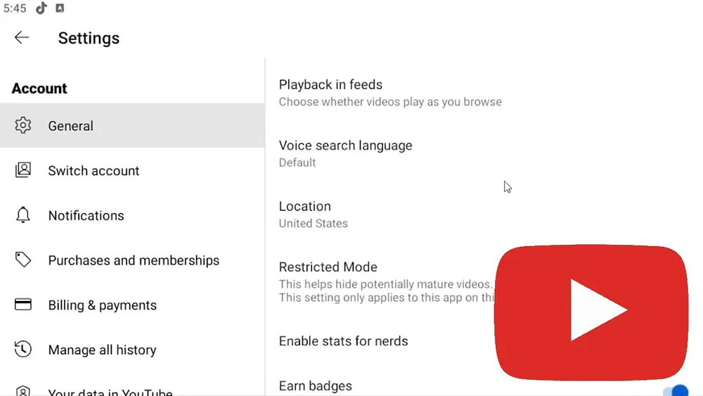 Video thumbnail of How to Change YouTube App Language and Country Settings [2025]