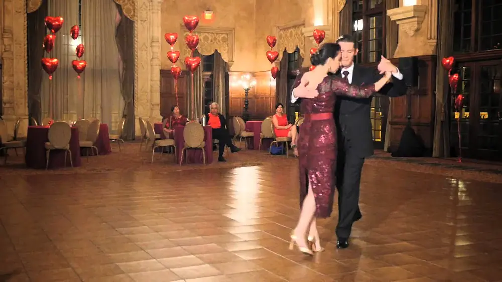 Video thumbnail for Monica Llobet & Richard Council, Sollozos, Valentine Milonga ROUGE 2015