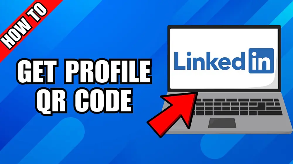 Video thumbnail of How To Get LinkedIn Profile QR Code On PC