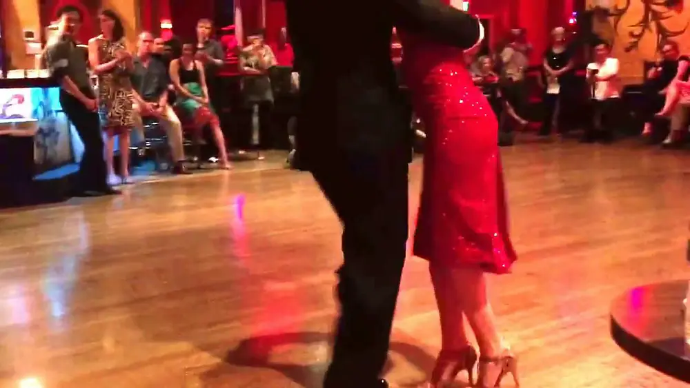 Video thumbnail for Marcos Pereira & Florencia Borgnia perform a milonga at Alberto's night club