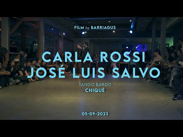 Video thumbnail for CARLA ROSSI & JOSÉ LUIS SALVO - CHIQUÉ - MUY MARTES TANGO