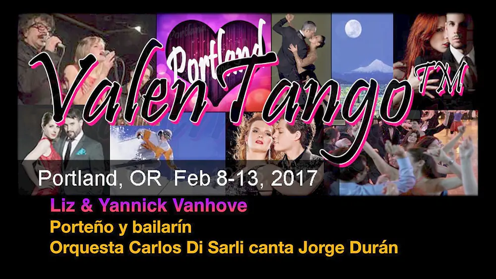 Video thumbnail for Liz & Yannick Vanhove - Porteño y bailarín - Orq. Carlos Di Sarli c. Jorge Durán - ValenTango 2017