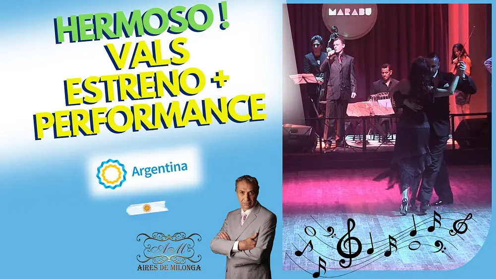 Video thumbnail for Vals para Jose,  Natacha Poberaj, Juan Cupini  Orquesta Siempre Tango y Pablo Banchero, en Marabú BA