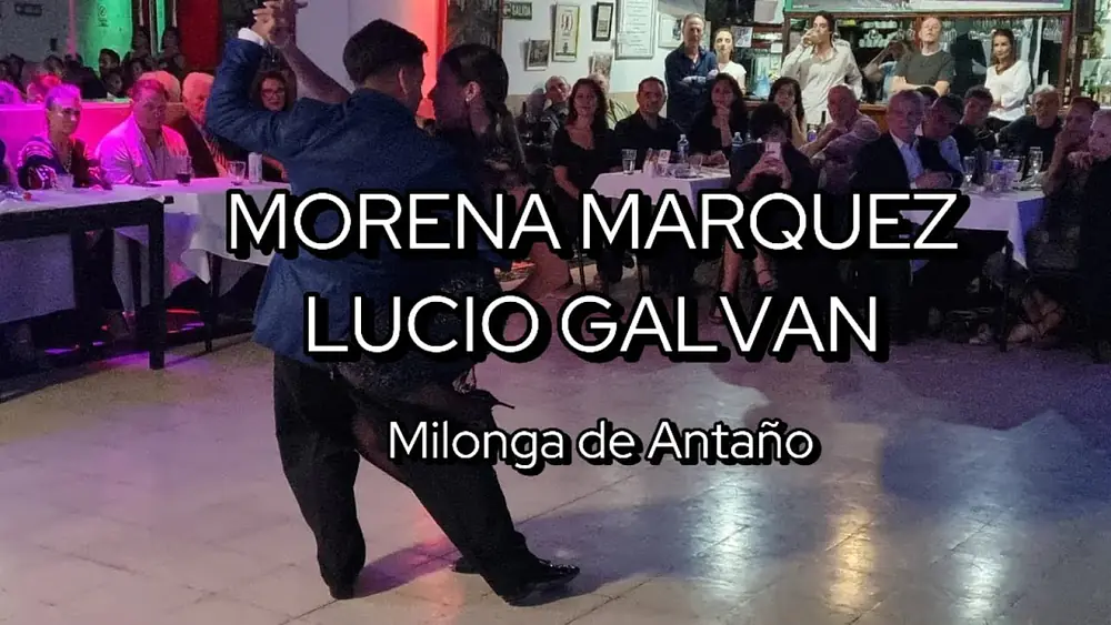 Video thumbnail for MORENA MARQUEZ & LUCIO GALVAN || Milonga de antaño  (D Arienzo/ Echague) [milonga]