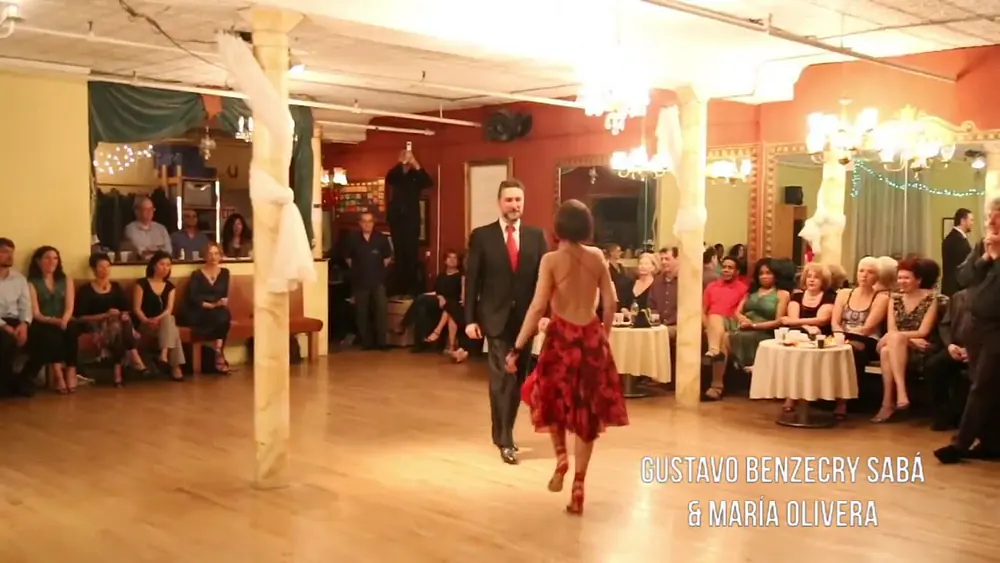 Video thumbnail for Gustavo Benzecry Sabá & Maria Olivera-Tango 1 -  Domingo Tango Club,  March 6, 2016