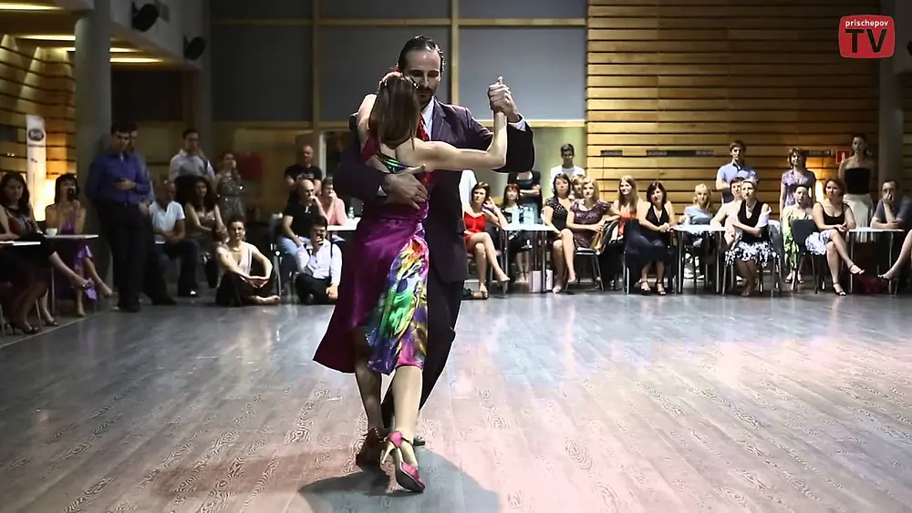 Video thumbnail for Damian Esell y Nancy Louzán, 1 5, Russia, Moscow, Milonga "Me Gusta" 22 03 2013