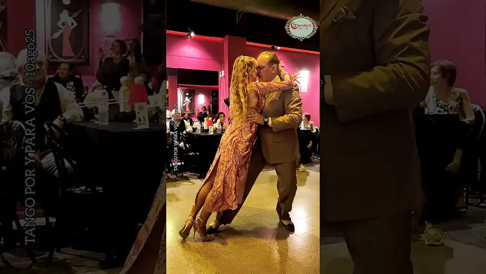 Video thumbnail for Lorena Emocida y Pancho Martinez Pey. Historia de un amor (Misteriosa BsAs) Champagne Tango 10ago25