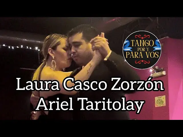 Video thumbnail for Color Cielo (D'Arienzo) Laura Casco y Ariel Taritolay. Champagne #tango club de Gala 10ago25 