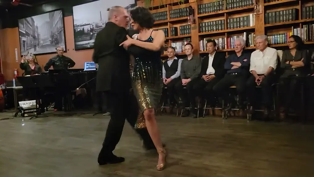 Video thumbnail for Raquel Makow and Pancho Martinez Pey at Milonga Chez Nous on April 13, 2023 (2 of 3)