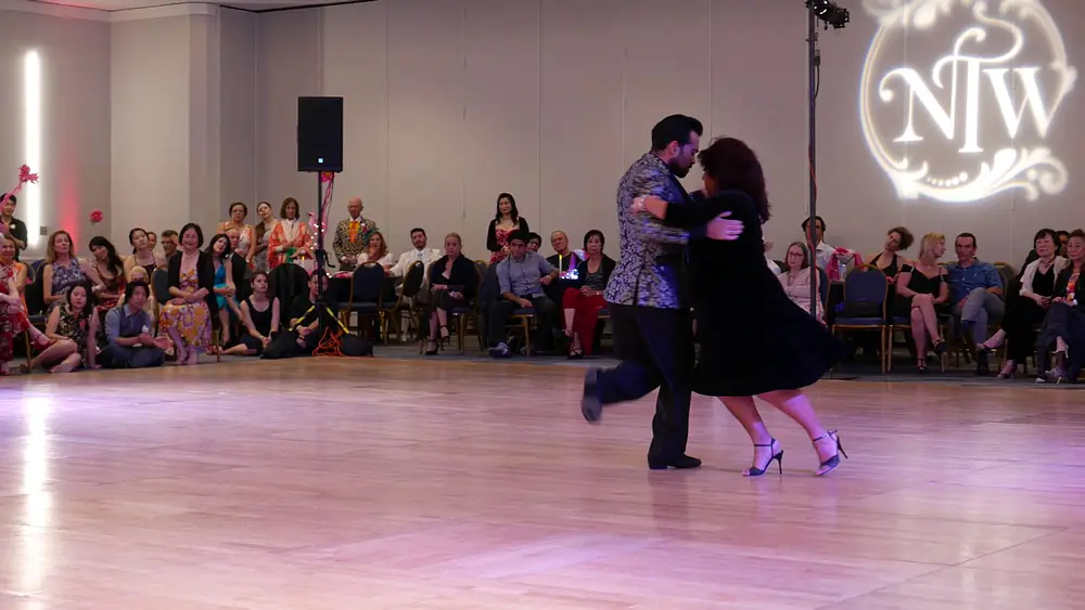 Video thumbnail for Leonardo Sardella and Graciela González at Nora's Tango Week 2017 June 30 Tango Demo 4/4