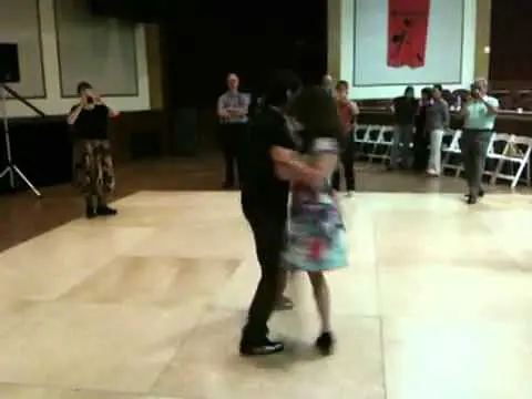 Video thumbnail for Diego Blanco _ Ana Padron Tango Lesson in stardust weekend