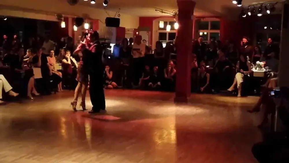 Video thumbnail for Adrian and Amanda Costa - Dancing 1/4 tango, argentine tango (2014-05-10 Kehl, Germany)